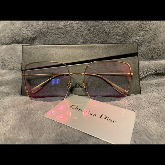 Dior DIORSTELLAIRE1 Pink Square sunglasses - Picture 1 of 5